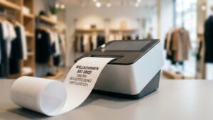 Bonrollen Kassenrollen mit Kasse